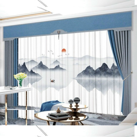 Màn Voan In Hình Sang Trọng